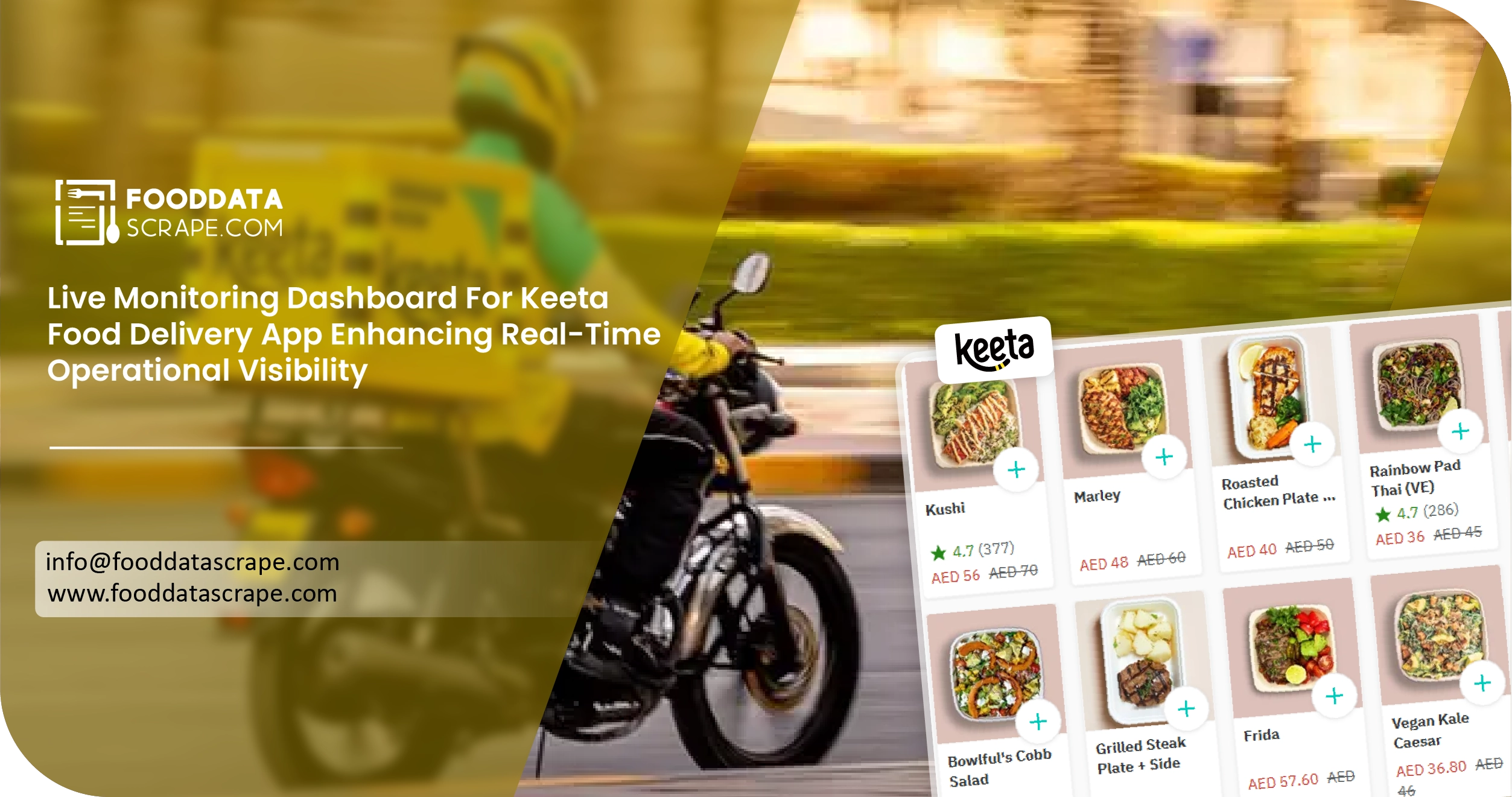 Live Monitoring Dashboard For Keeta Food Delivery App